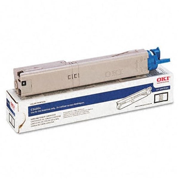 Okidata Compatible Okidata Compatible C3400nHC Black Aftermarket Toner Cartridge 43459304 43459304